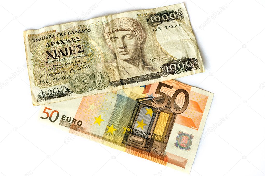 Euro and Drachmen