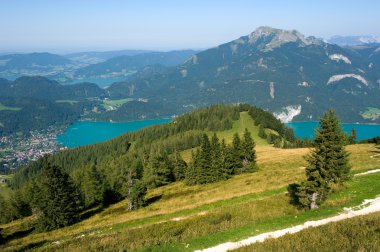 Wolfgangsee in Austria clipart