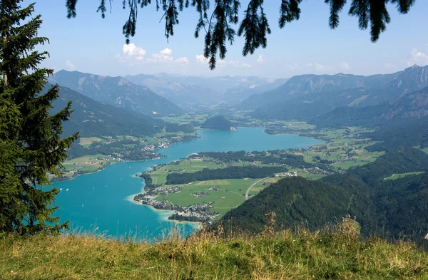 Wolfgangsee in Oostenrijk — Stockfoto