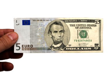 Euro/Dollar clipart