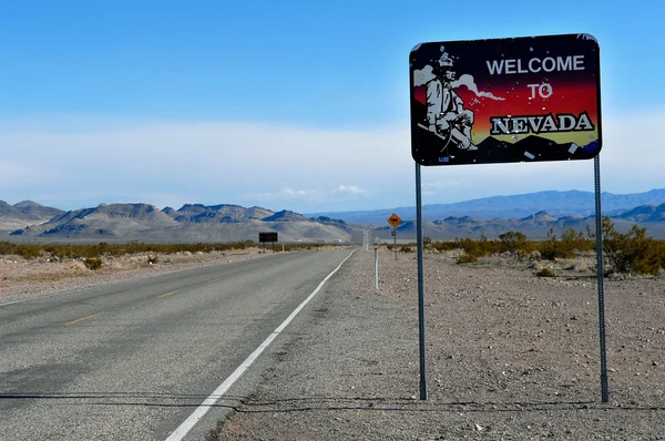Nevada sınırına — Stok fotoğraf