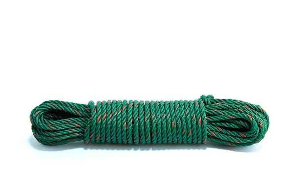 Катящаяся разноцветная тканевая веревка для фона — стоковое фото