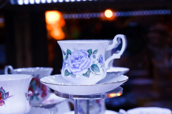 Antique porcelain tea cup — Stock Photo, Image