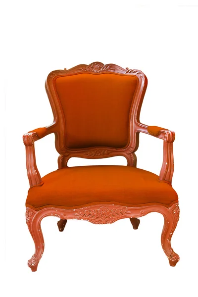Антикварное кресло изолировано — стоковое фото