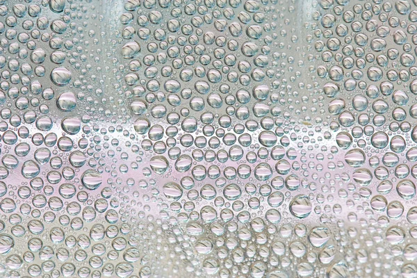 Краплі води на скляній поверхні . — стокове фото