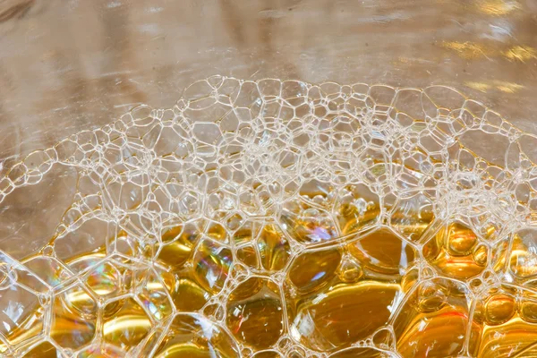 Пузыри в жидком - абстрактный фон природы . — стоковое фото