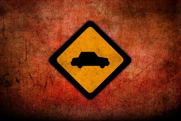 Stock image Grunge empty road sign