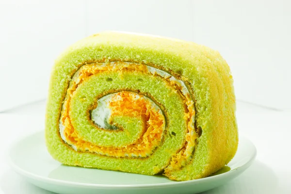 stock image Pandan cake.