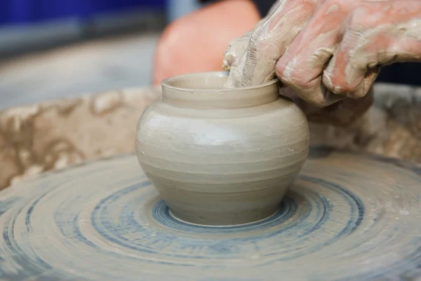 Stock image Potter on the potters wheel