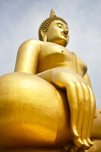 Buddha in thai temple of in thailand — Stock Photo, Image