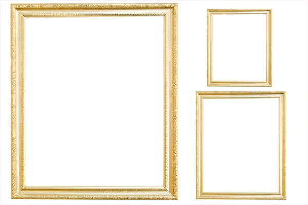Vintage gold picture frame — Stock Photo, Image