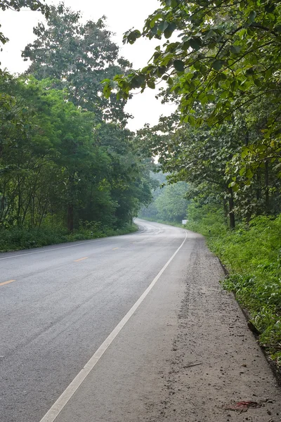 Silnice ve venkovských oblastech. — Stock fotografie