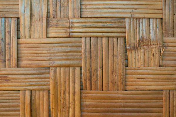 Textuur van bamboe weven, gebruikt voor achtergrond — Stockfoto