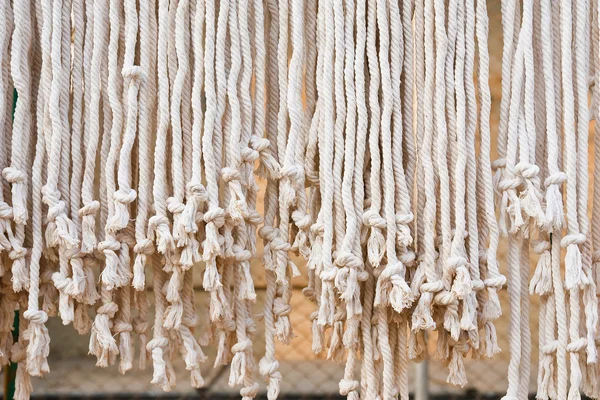 A corda branca . — Fotografia de Stock