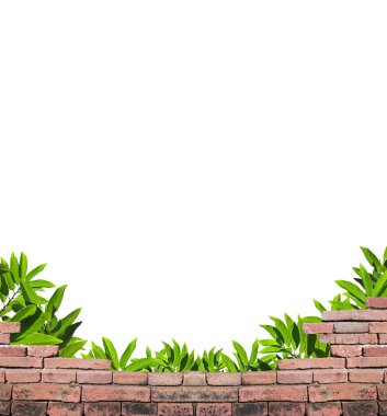 Parapet and leafs clipart