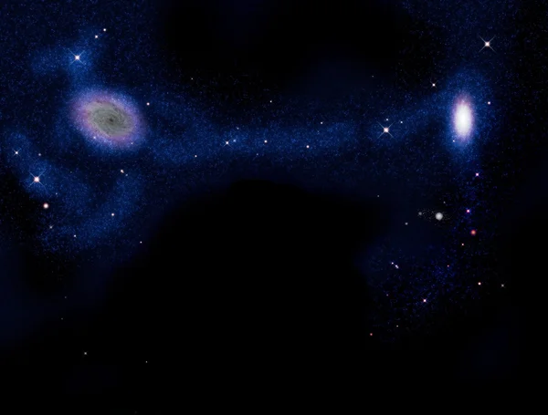 Outerspace a csillagok — Stock Fotó