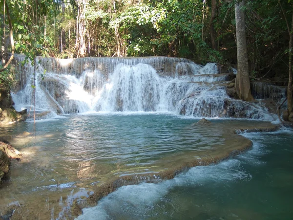 Cachoeira Huay Mae Kamin — Fotografia de Stock