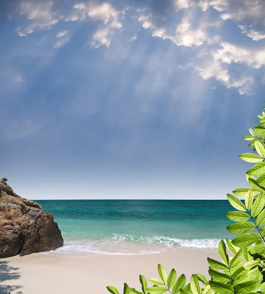 Verão vista para o paraíso — Fotografia de Stock