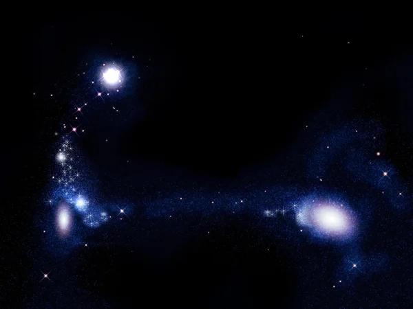 Outerspace a csillagok — Stock Fotó