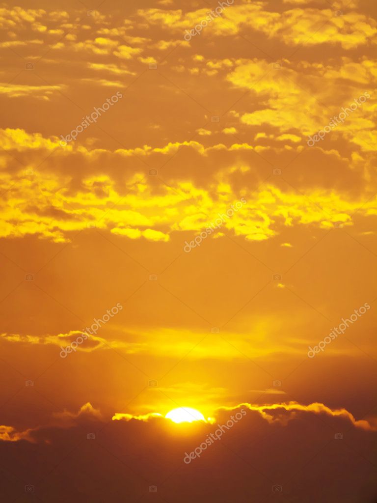 Golden sky Stock Photo by ©Exsodus 10404436