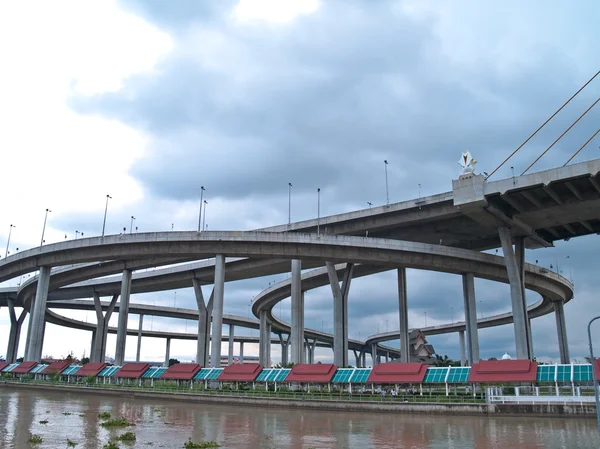 Parte del ponte di Bhumibol — Foto Stock