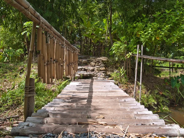 Puente de bambú —  Fotos de Stock