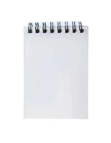 Spirála lemované notebook s krytem — Stock fotografie