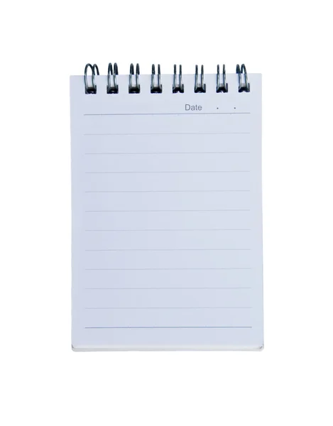 Spiral lined notebook — Stock Photo, Image