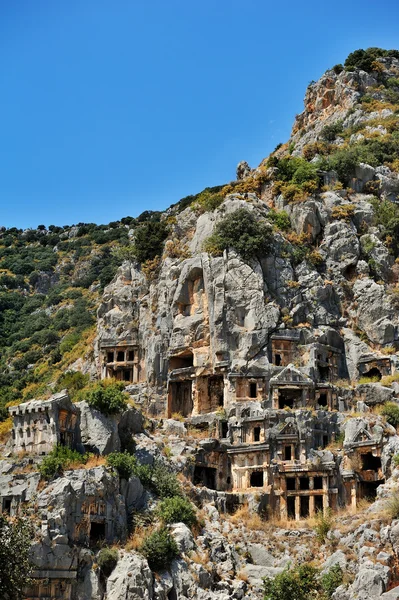 stock image Mountain with caves