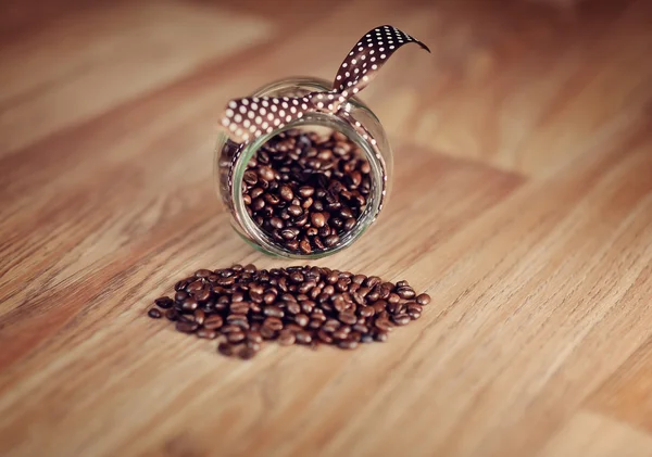 Káva v obilí — Stock fotografie