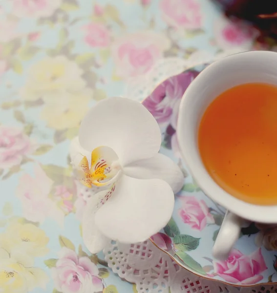 Tazza con tè — Foto Stock