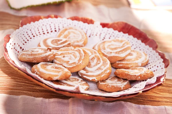 Small cakes - sweets Portuguese — Stock Photo, Image