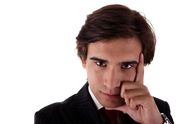 Young Business Man thinking — Stock Photo, Image
