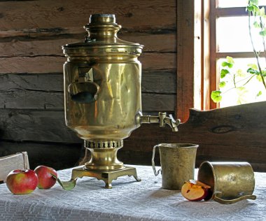 Still Life with a Samovar clipart