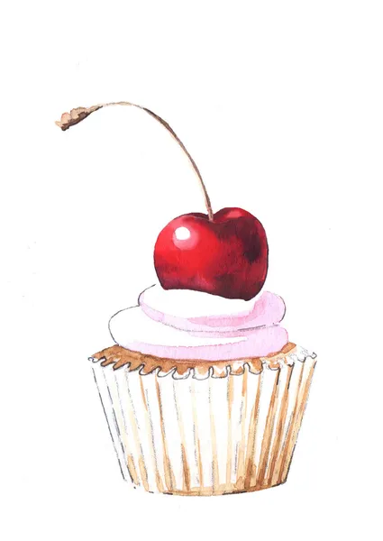 桜のカップケーキ — ストック写真