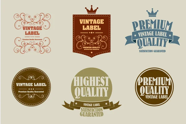 Old style vintage sticker — Stock Vector