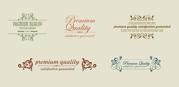 Старинный стиль с орнаментами
