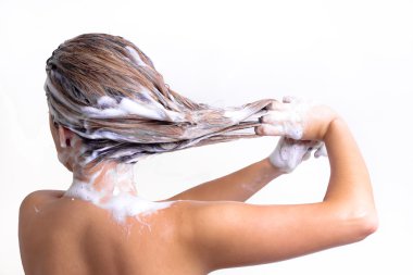 Washing Hair clipart