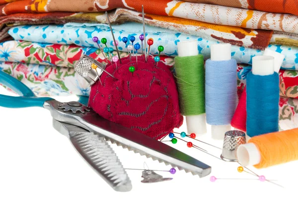 Instellen voor het naaien — Stockfoto