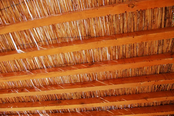 Dach bambusowy — Zdjęcie stockowe