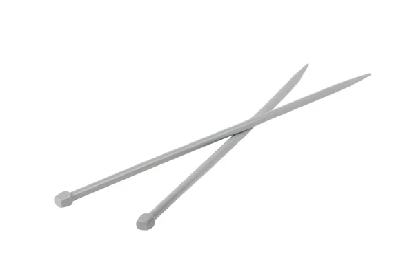 Stickning nål isolerade — Stockfoto