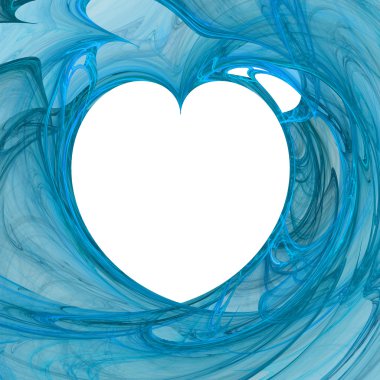 Blue love clipart