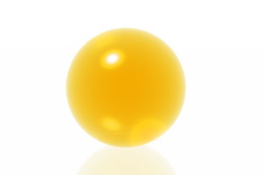 Yellow sphere clipart