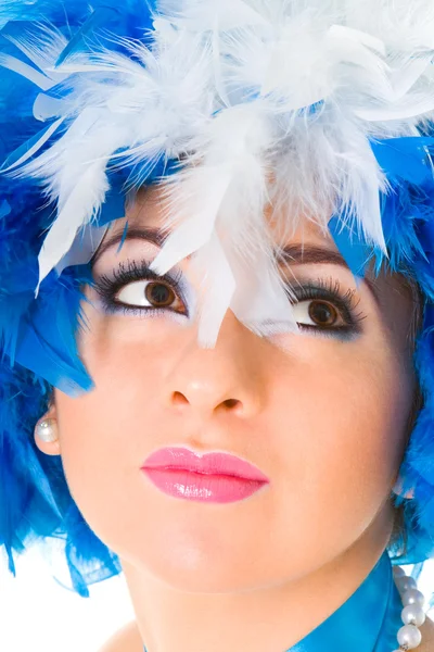 Bild einer Karnevalsfrau — Stockfoto