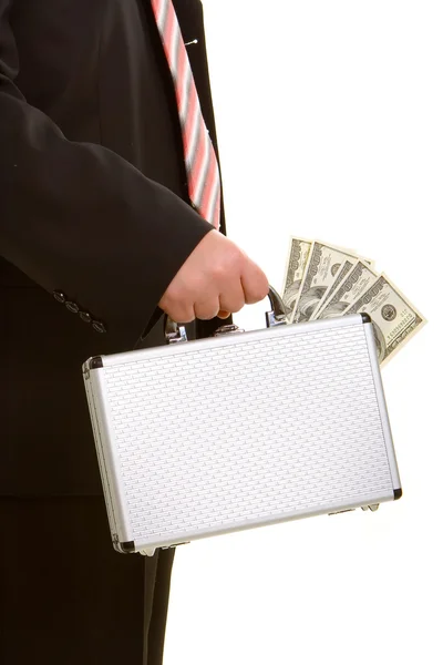 Uomo d'affari e denaro — Foto Stock