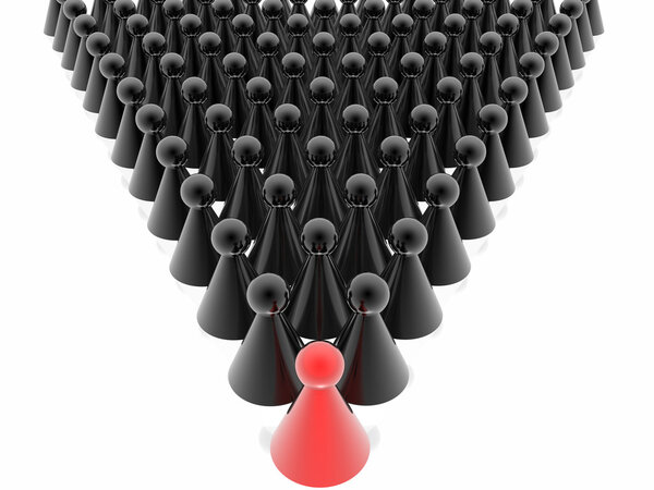 Red leader of management