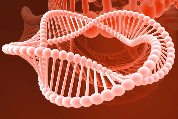 Спираль ДНК — стоковое фото