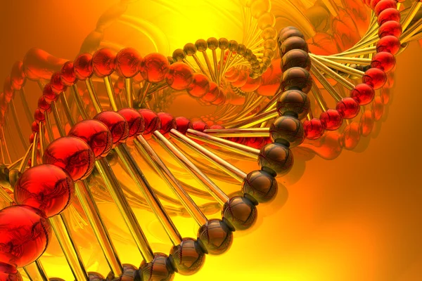 Визуализация ДНК — стоковое фото