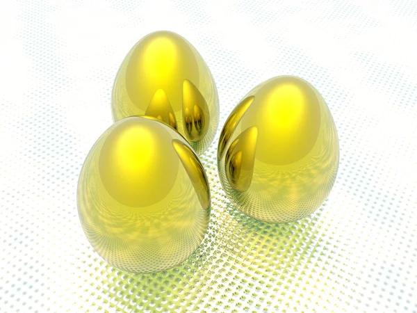 Złote jaja — Zdjęcie stockowe