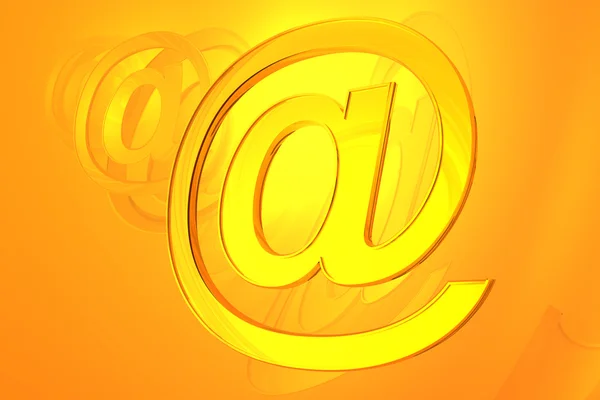 Endless abstract e-mail symbol — Stock Photo, Image